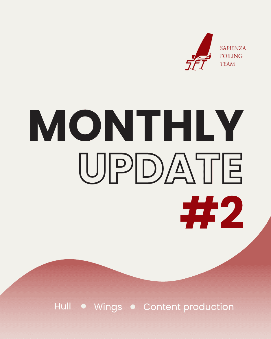 Aggiornamento di Marzo delle attività del Sapienza Foiling Team